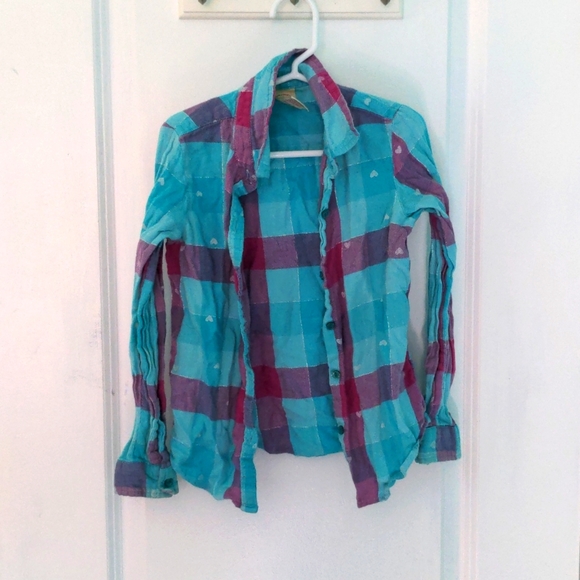 Faded Glory Girls Size 6 Flannel - Picture 1 of 4